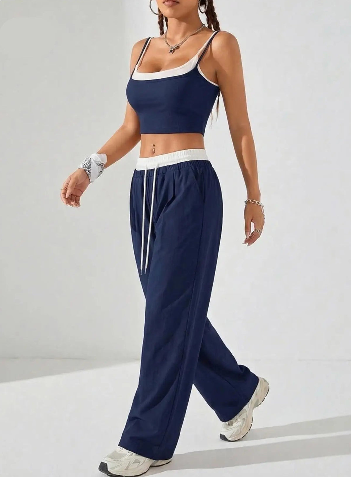 Casual 2 Piece Streetwear Set for Women