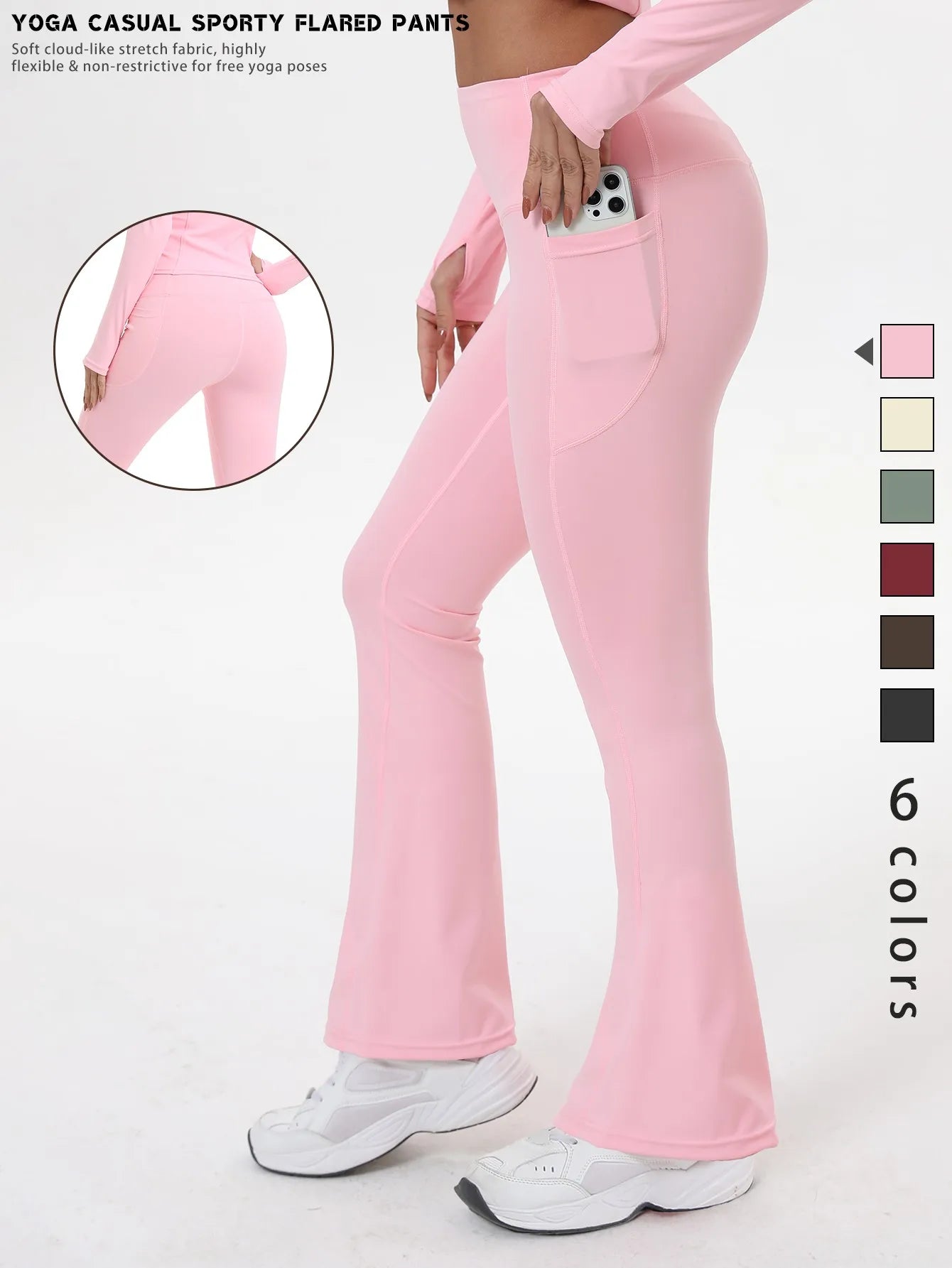 Women's Bell-bottom Yoga Leggings