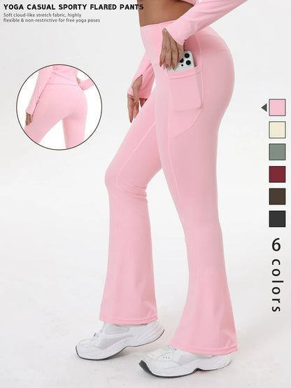 Women's Bell-bottom Yoga Leggings