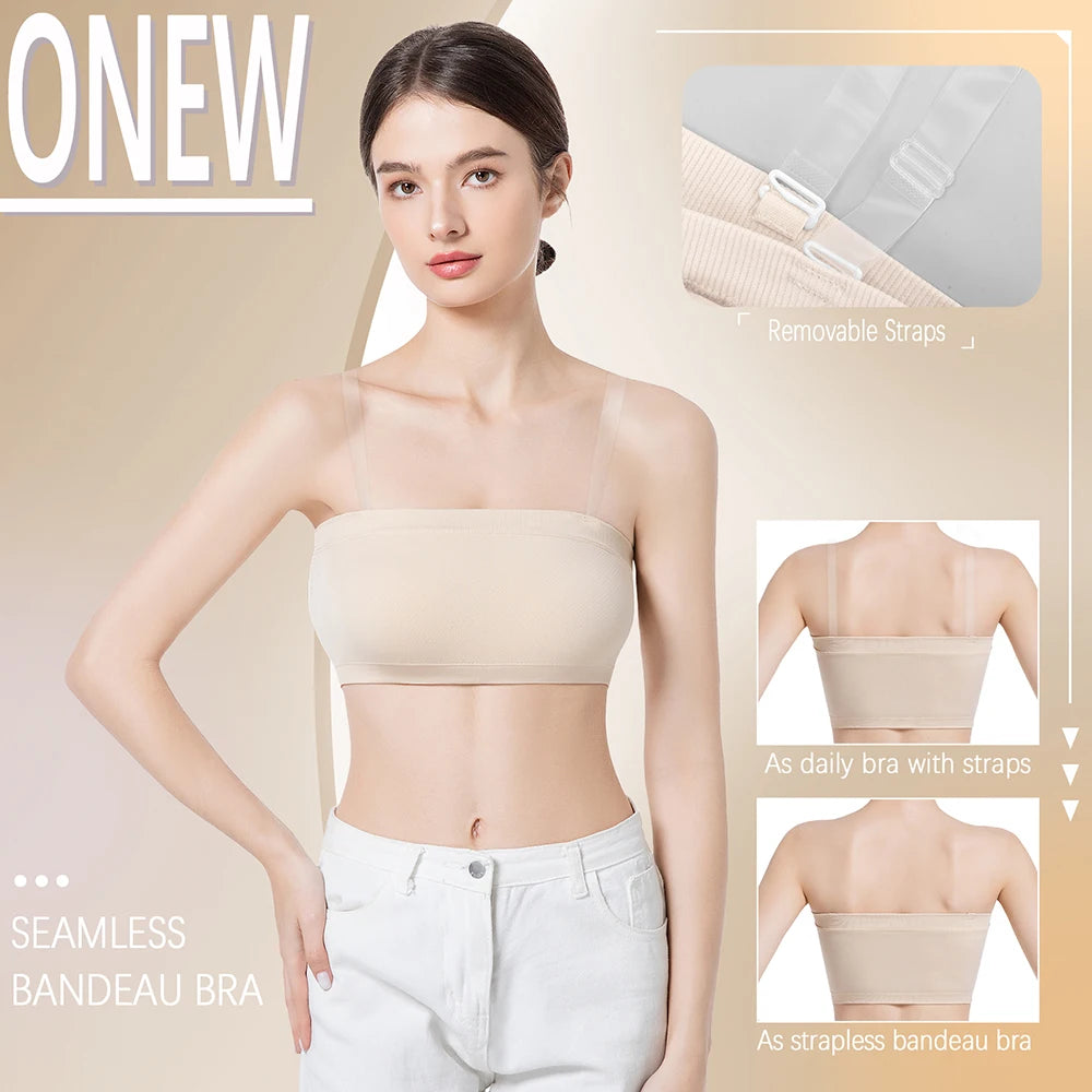 Women Tube Strapless Bra