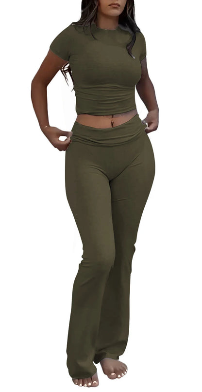 Casual Workout Two Piece Outfits for Women