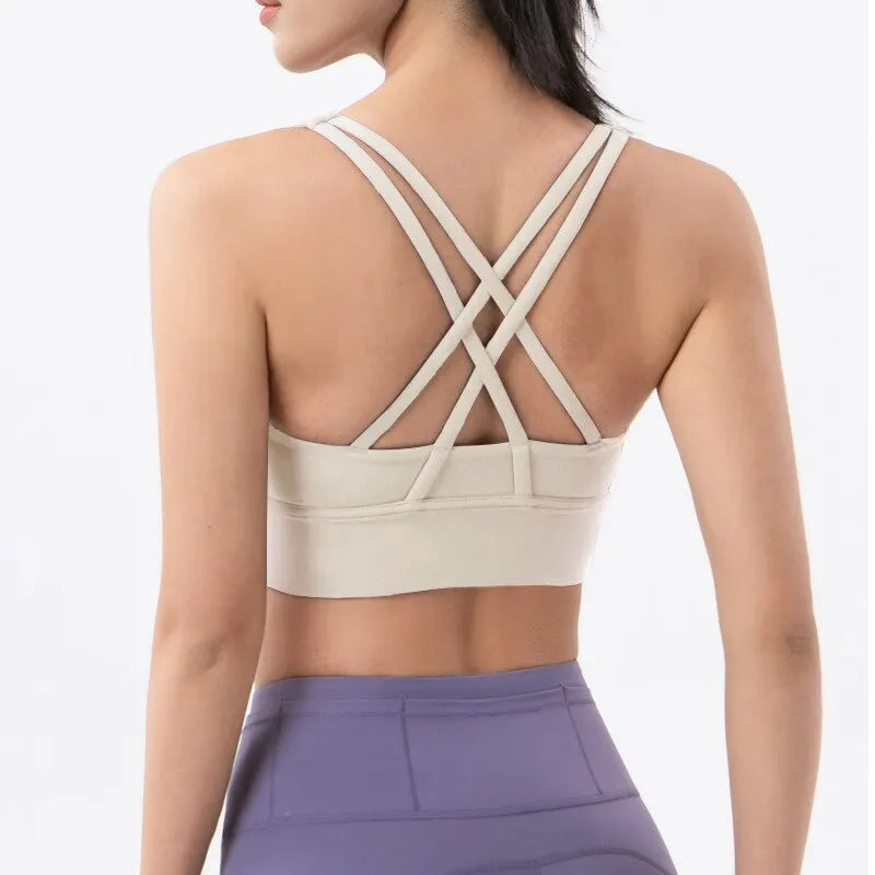 Women Fitness Yoga Bras Race Back Sports Bras