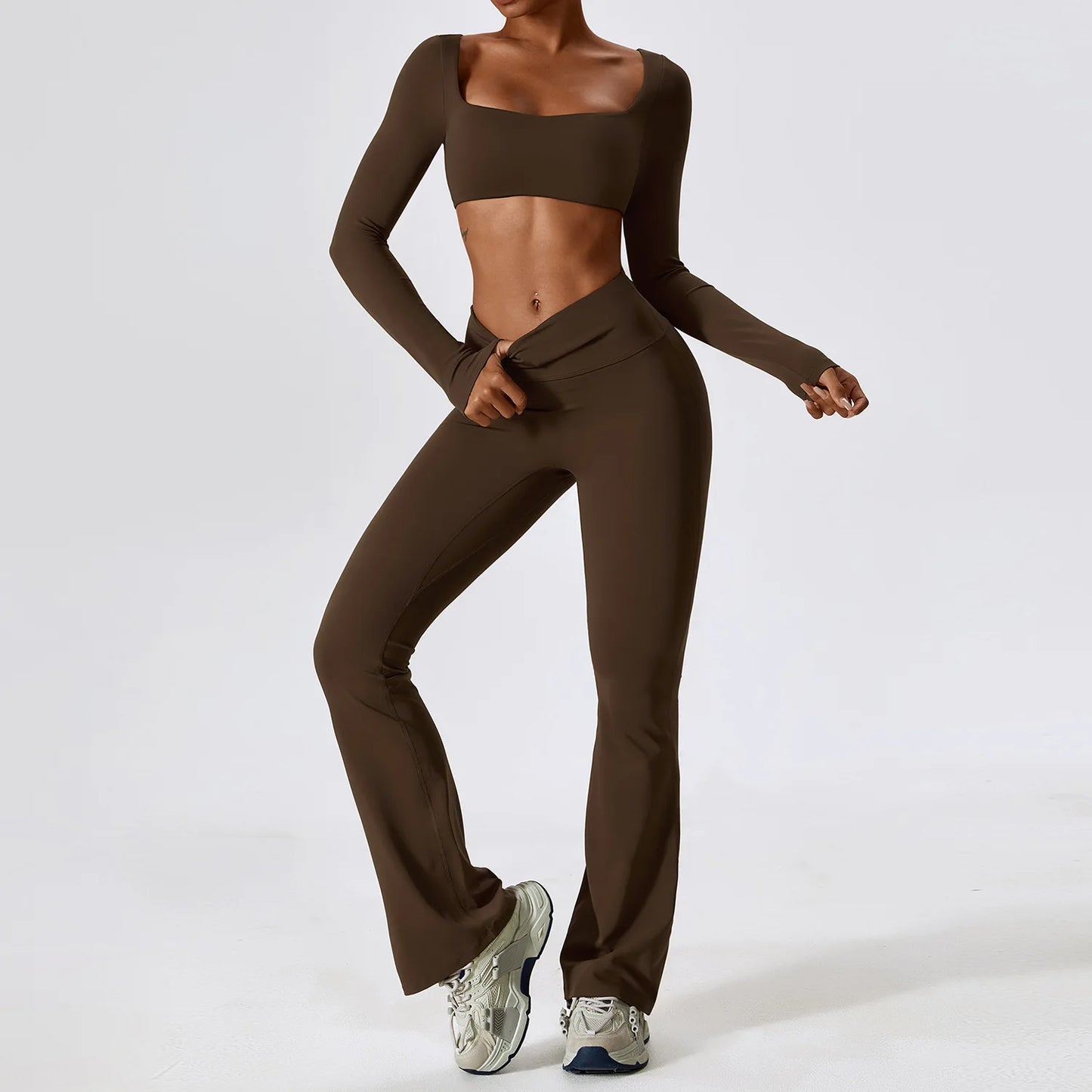 Yoga Set 2PCS Seamless Women Sportswear