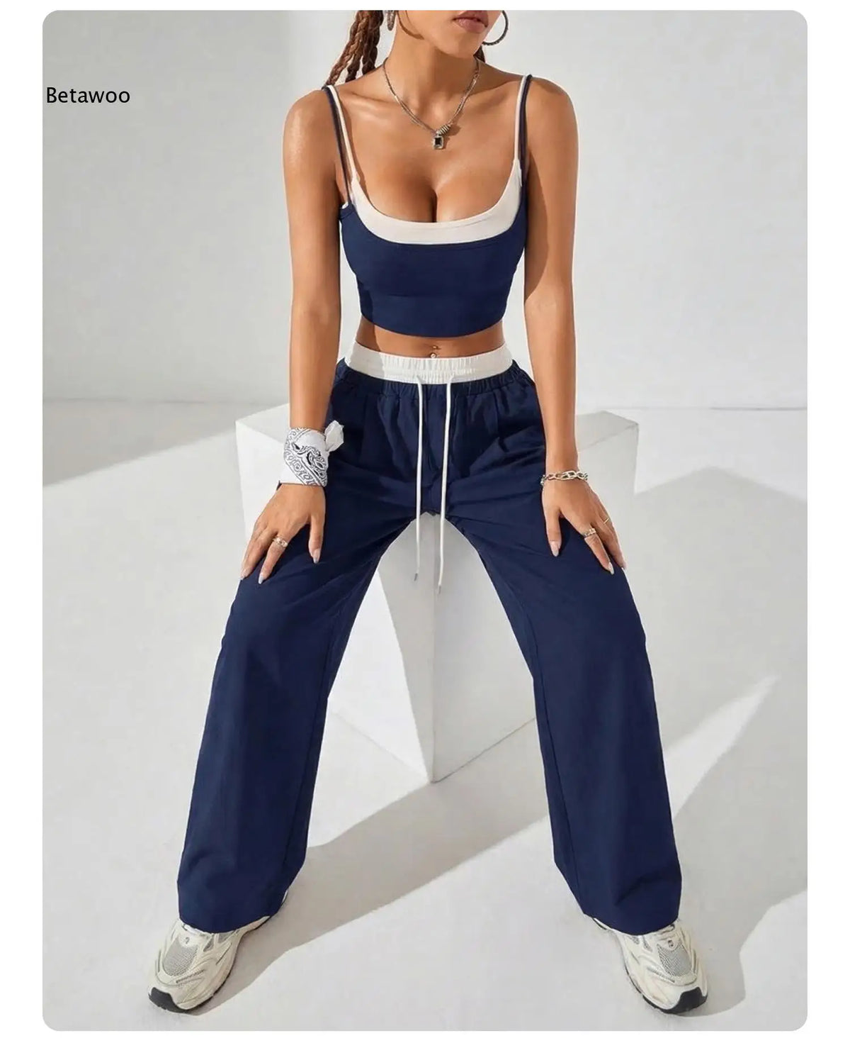 Casual 2 Piece Streetwear Set for Women