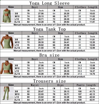 Yoga Set 2PCS Seamless Women Sportswear