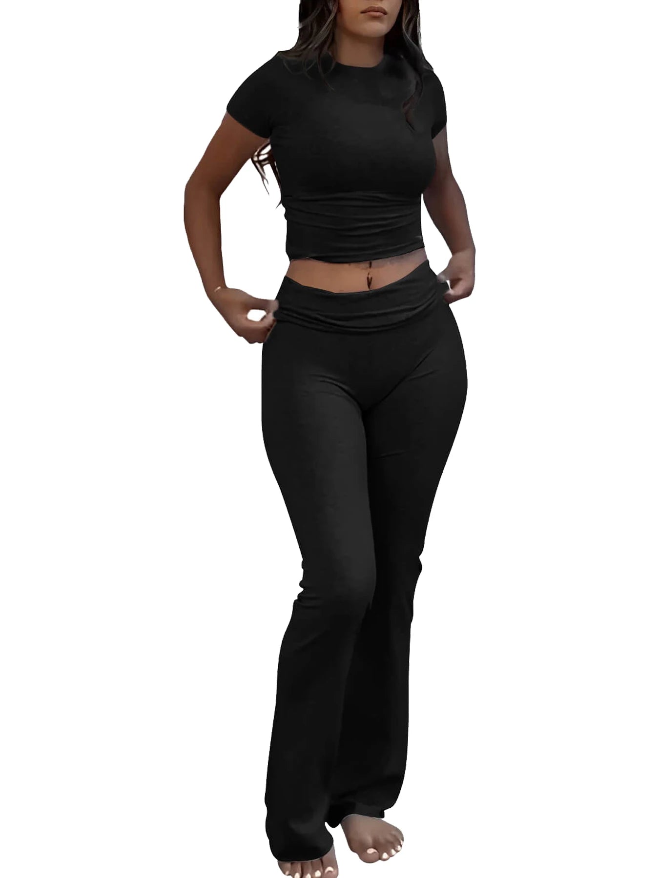 Casual Workout Two Piece Outfits for Women