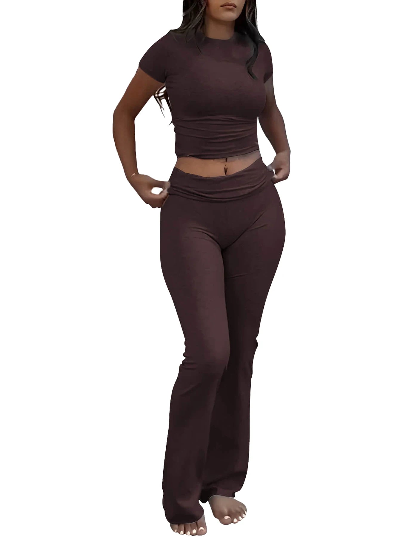 Casual Workout Two Piece Outfits for Women