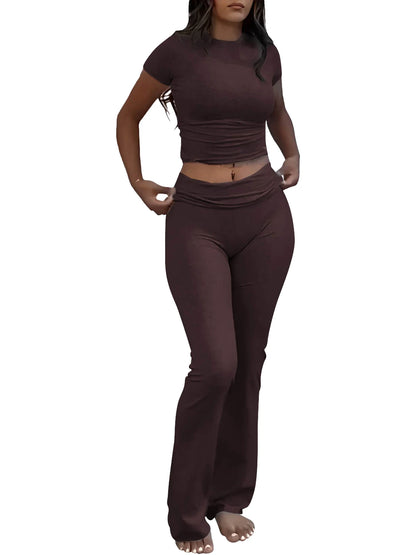 Casual Workout Two Piece Outfits for Women