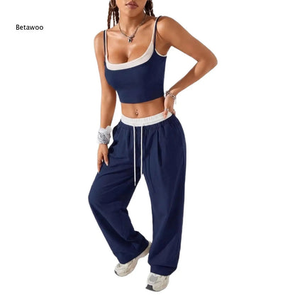 Casual 2 Piece Streetwear Set for Women