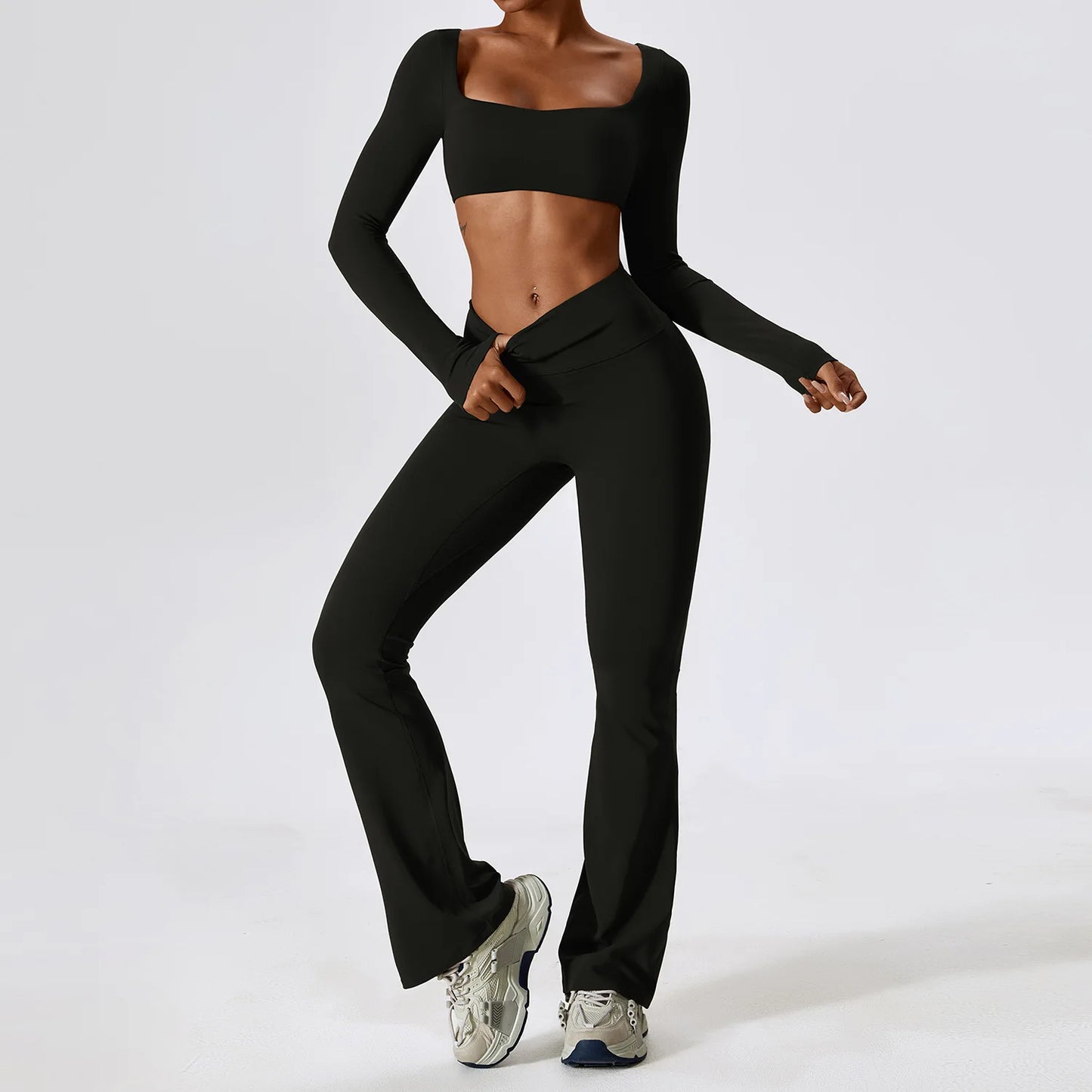 Yoga Set 2PCS Seamless Women Sportswear