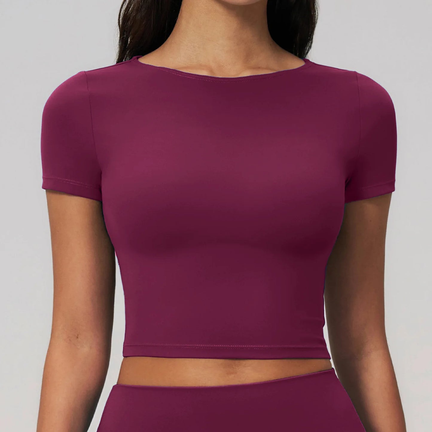 Fitness Clothes Bare Feel Slim Sexy Top