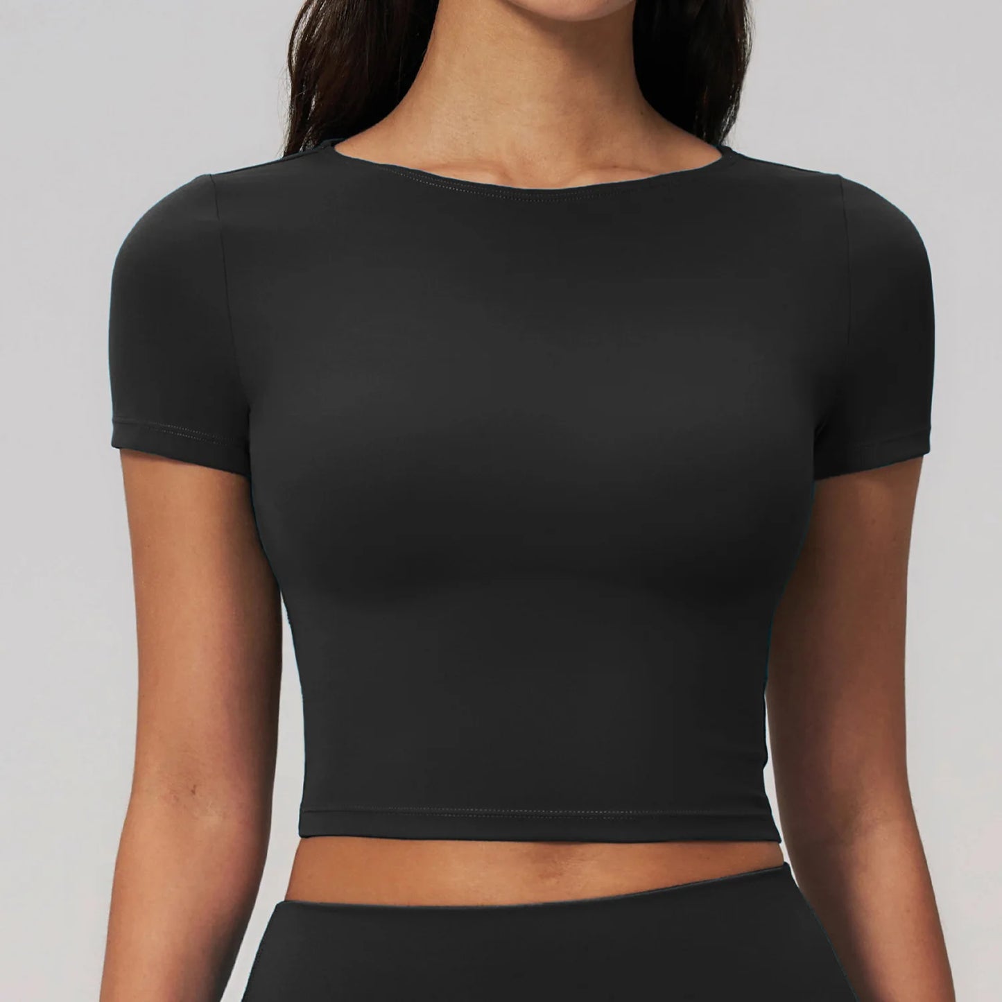 Fitness Clothes Bare Feel Slim Sexy Top