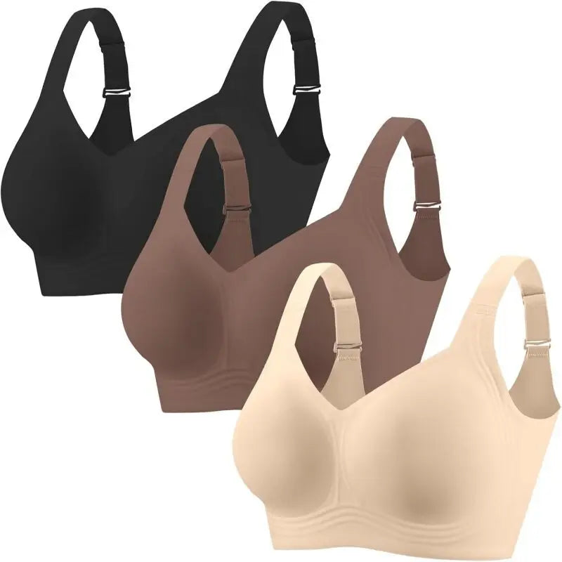 Women's Seamless Wireless Push Up Bra