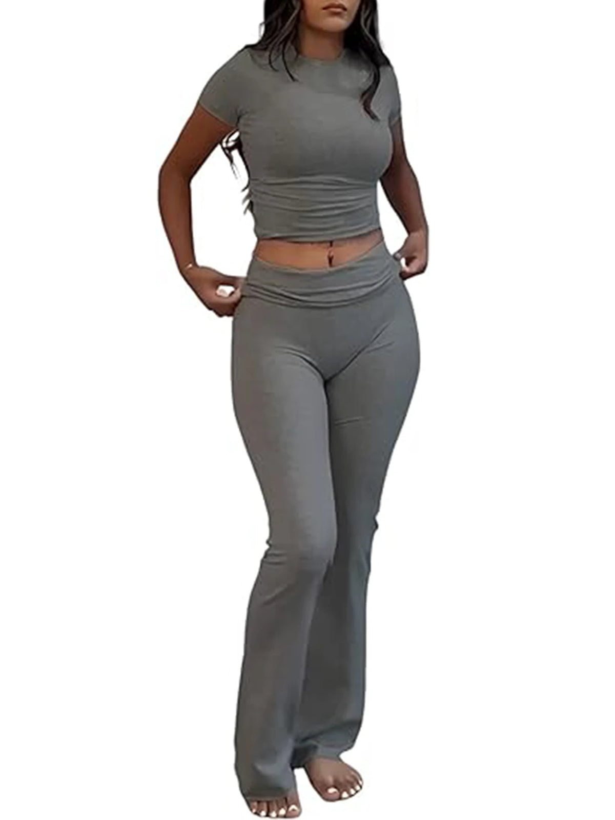 Casual Workout Two Piece Outfits for Women