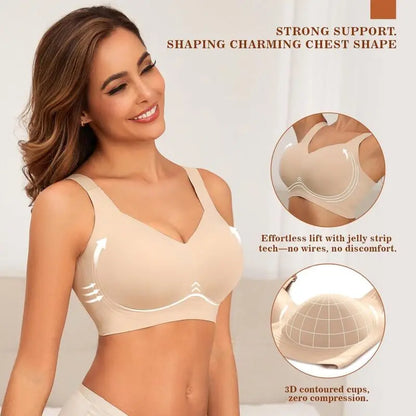 Women's Seamless Wireless Push Up Bra