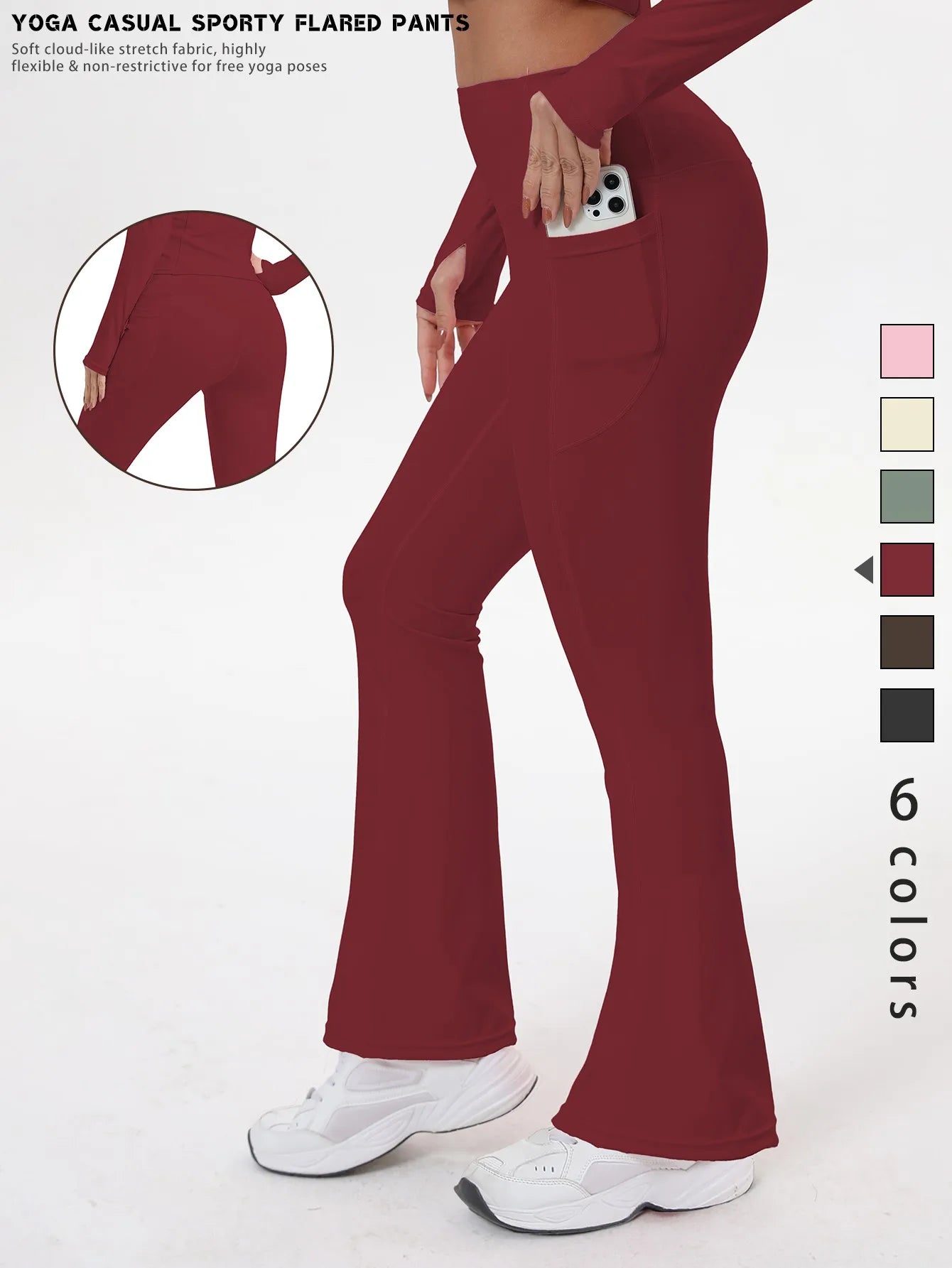 Women's Bell-bottom Yoga Leggings