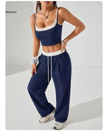 Casual 2 Piece Streetwear Set for Women