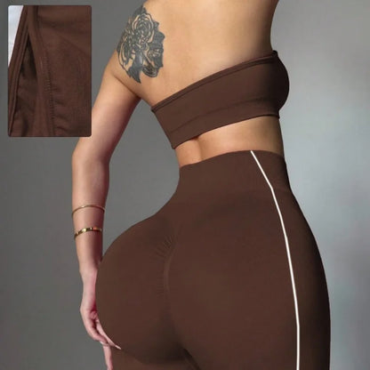 High Waist Yoga Leggings Set
