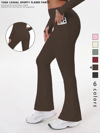 Women's Bell-bottom Yoga Leggings