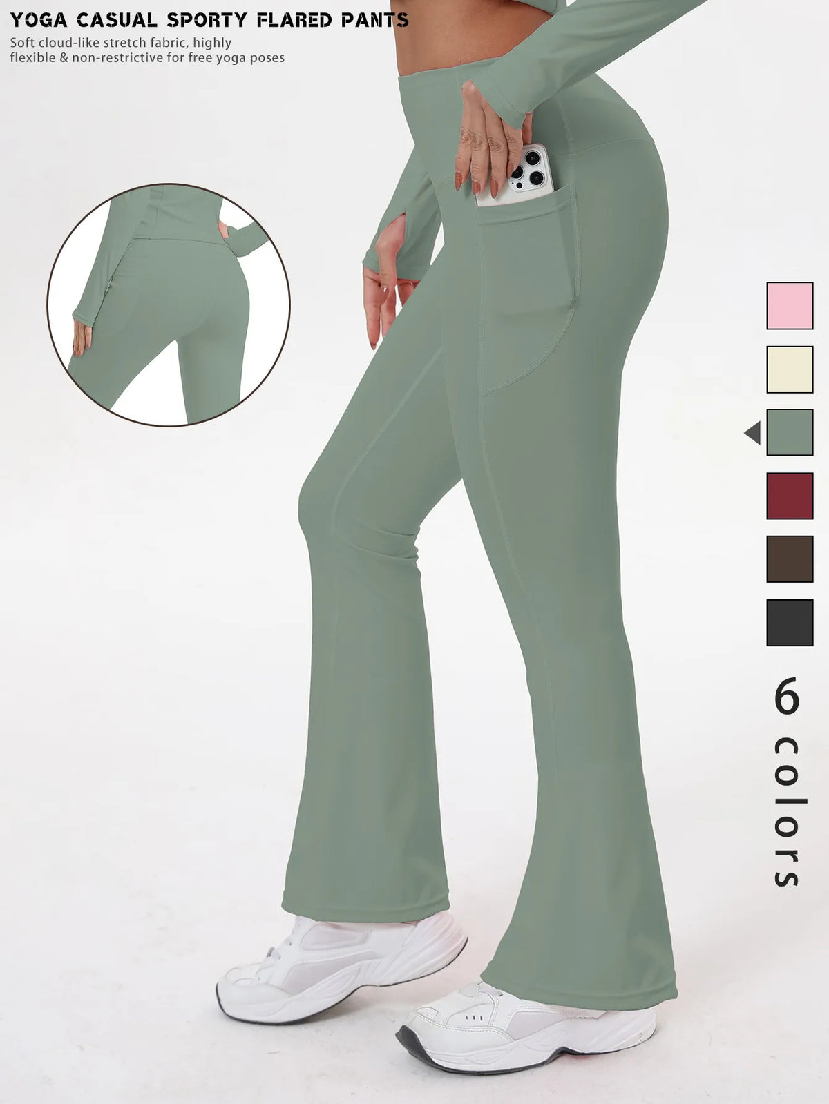 Women's Bell-bottom Yoga Leggings