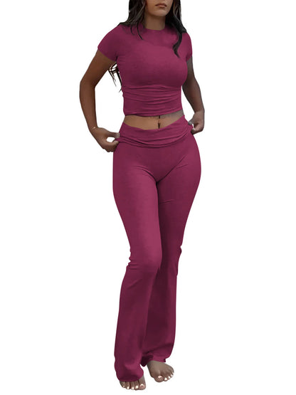 Casual Workout Two Piece Outfits for Women
