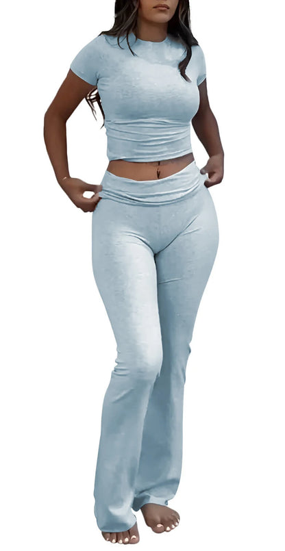 Casual Workout Two Piece Outfits for Women