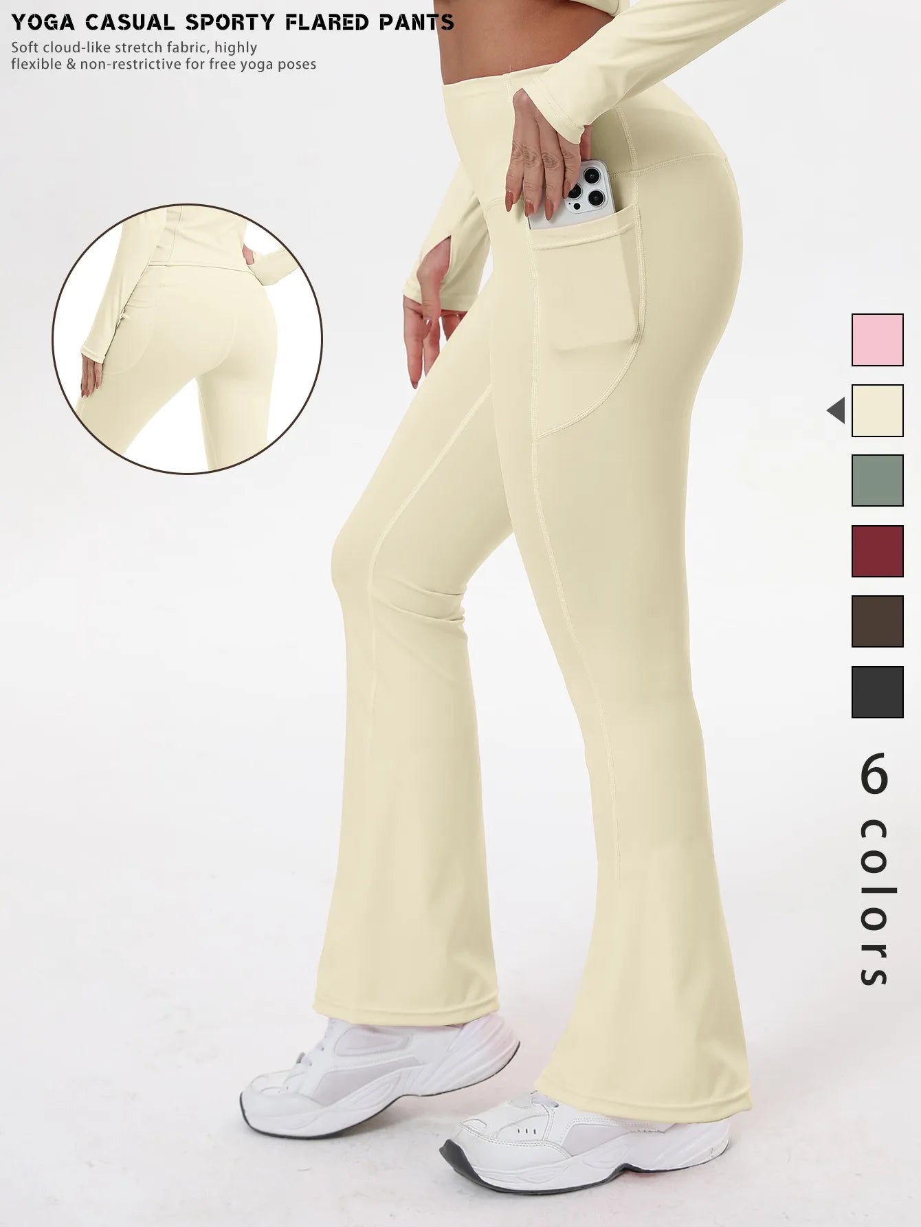 Women's Bell-bottom Yoga Leggings