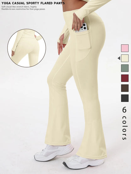 Women's Bell-bottom Yoga Leggings